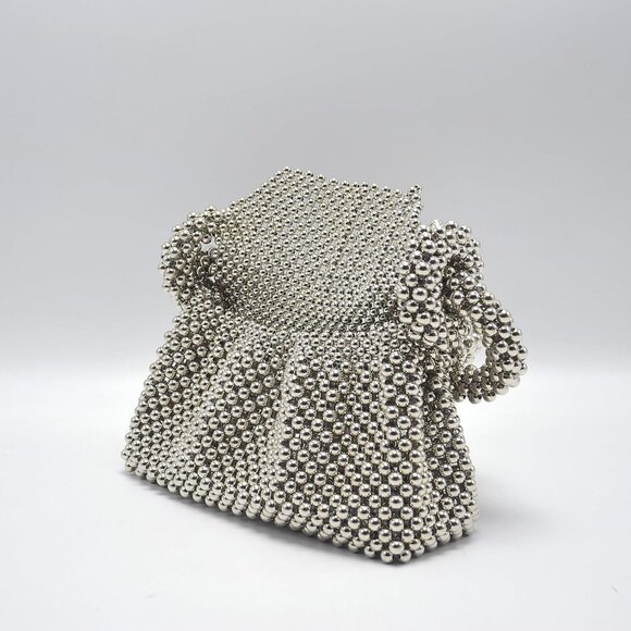 Fashionable Pearl and Beaded Handbag - Chic Addition for Weddings and Parties - Picture 6 of 6